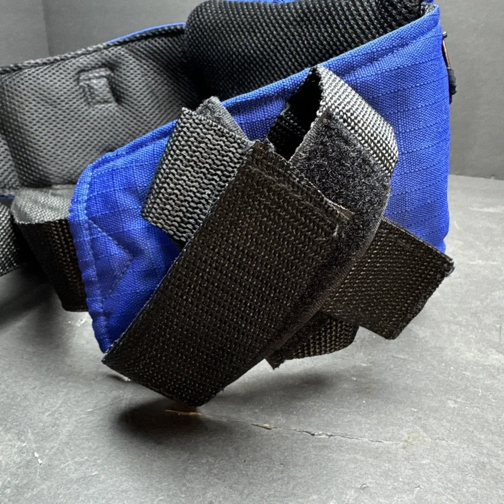 Outward Hound Pet‎ Dog Travel Gear Fanny Pack Holds Water Bottles Strap Blue